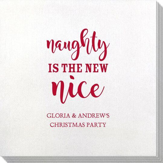 Naughty Is The New Nice Bamboo Luxe Napkins
